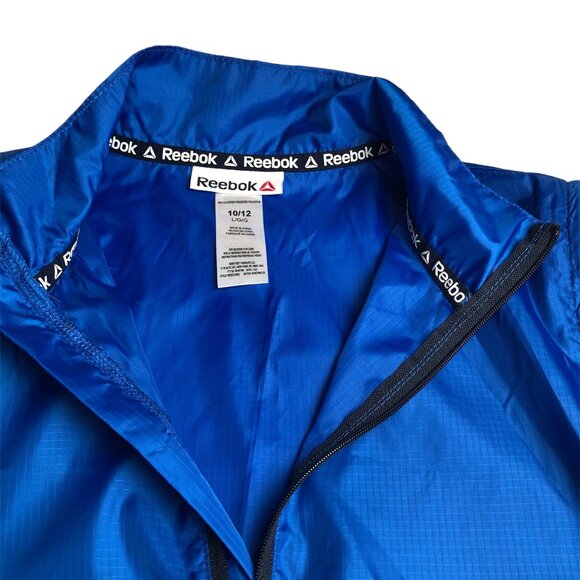 Reebook Pullover Windbreaker Jacket Size 10/12 - Picture 6 of 7